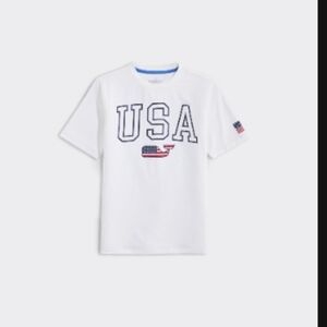 Vineyard Vines Boys' USA Short Sleeve Harbor Performance Tee
